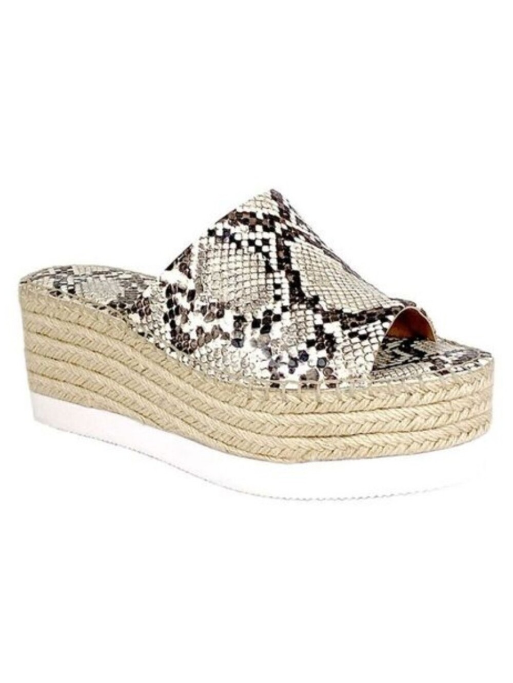 Charles David "Sporty" Platform Espadrille Sandals  - Size 10. New